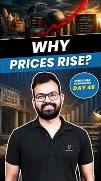 Inflation Explained: Demand-Pull vs. Cost-Push Inflation ,IGNOU MA Economics Day 48