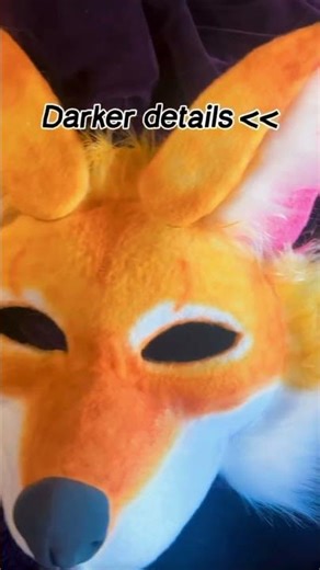 Fox mask in the works for now :3 #craft #diycosplay #foxcostume #halloween #fall #dot #catmask #fox
