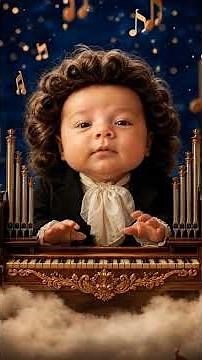 Bach para Bebés 🎹 Piano Suave que Tranquiliza #Shorts