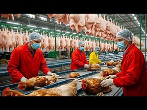 How Poultry Farms Produce Millions Of Eggs And Meat – Inside A Modern Chicken Farm Factory