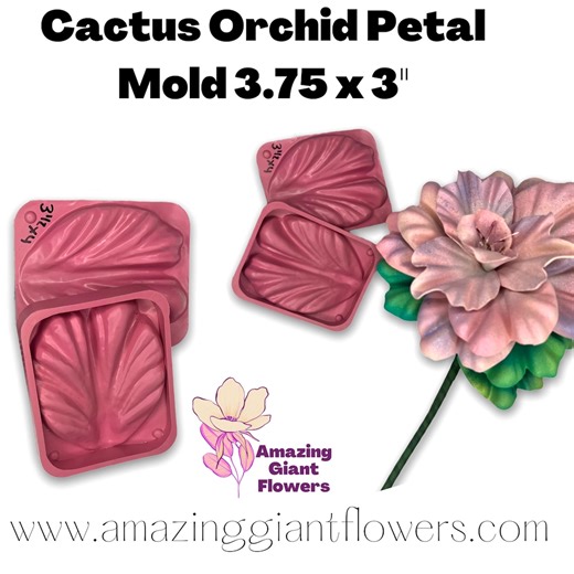 Flower Cake Decoration Molds: Rose, Orchid, Petal - Recycled - Etsy