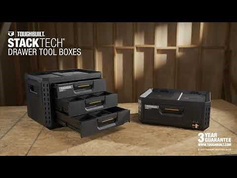 TOUGHBUILT StackTech® Drawer Tool Boxes - TB-B1-D-70-3 / TB-B1-D-30-1