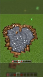 Heart Shape TNT Explosion 💖 #minecraft #minecraftjava #minecraftbedrockediton