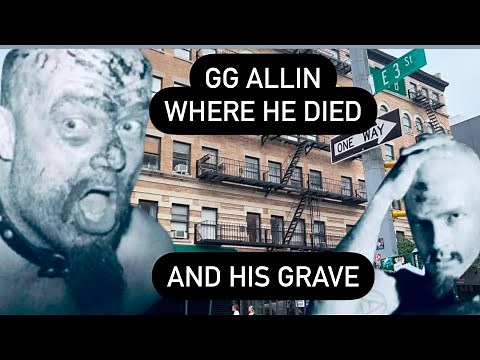GG ALLIN : THE SCARIEST, CRAZIEST PUNK ROCKER EVER | Where He Died and His Creepy Grave