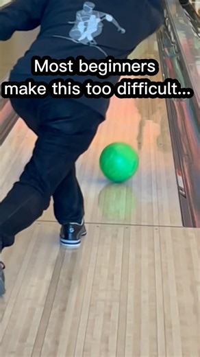 How To Release A Bowling Ball With A House Ball #houseball #bowlingforbeginner #tutorial