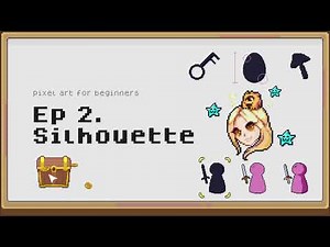 Silhouette in Pixel Art (A Step-by-Step Tutorial with Exercise) | Part 2 to Shapes