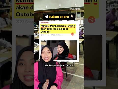 Matriks Pembelajaran Tahun 4 Mula Dilaksana Oktober 2026 #pendidikan