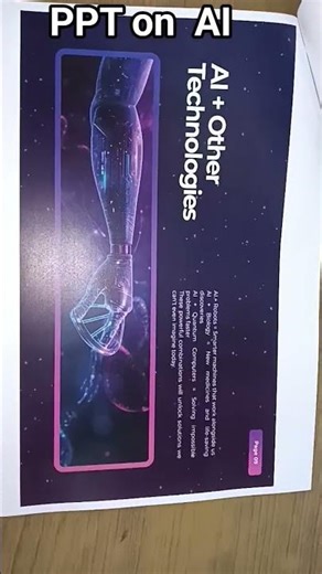 Ppt on AI ✨|| Bsc( physical sci) || VAC(computer ) || Mdu || cllg|| ppt. print out