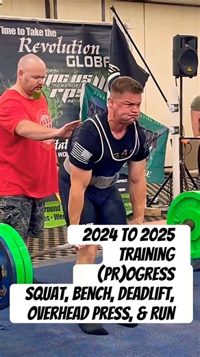 Training Progress / PRs Recap of 2025, 11th year of training. #powerlifting #traininglog