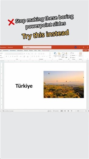 POWERPOINT CINEMATIC MORPH TEXT 🎞️🪄 #powerpoint #shorts