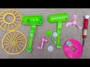 Amazing Inventions From Toy Hand Fan | How To Make Hand Fan To Electric Fan