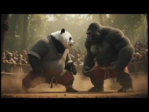 Panda Battles Giant Robot | Epic Fight & Rescue Story Compilation