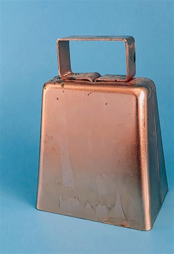 Vintage Copper-tone Cowbell • Rustic Farmhouse Barn Decor - Etsy