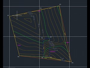 Dibujo de la parcela en Civil 3D