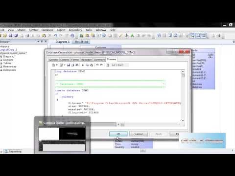 Data Modeling with Power Designer - target database MS SQL SERVER 2008