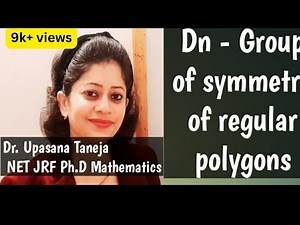 Dihedral group in group theory | order of dihedral group | dihedral group in hindi |dihedral group