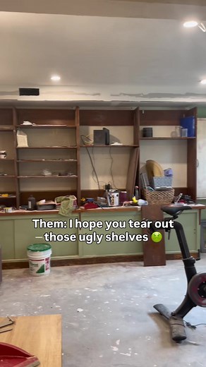 Transforming Old Shelves into Dream Built-Ins