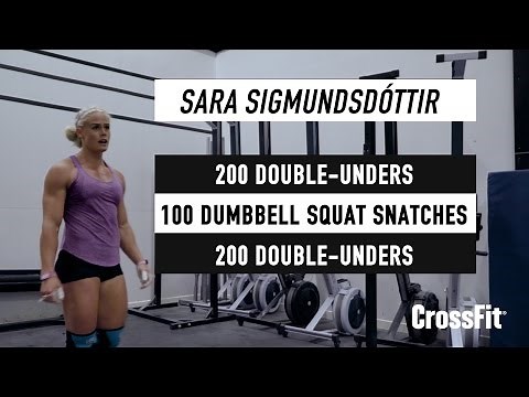 Sara Sigmundsdottir: Workout for Tuesday 160607