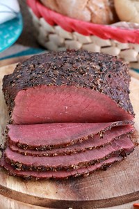 Homemade Pastrami without a Smoker - Foxy Folksy