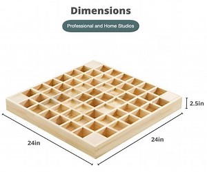 [Hot Item] Acoustic Diffuser Panels Solid Wood Sutdio Room Sound Diffusion