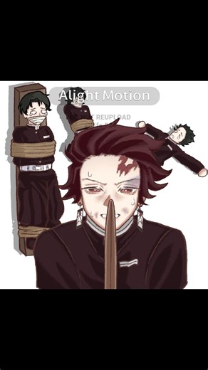 Iguro just be torturing the trainers(tweening test) #iguroobanai #tanjiro #demonslayer #kny #fyp