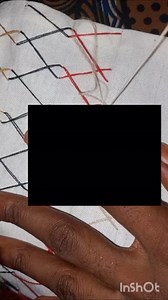 There are different types of stitches. We will start with the Herringbone stitch: A herringbone stitch is a needlework stitch used in embroidery, knitting and crochet. It is so named as it resembles the bones extending from the spine of a herring fish. In knitting, it is a stitch that creates a fabric pattern closely resembling a herringbone pattern, or herringbone cloth. The reverse of the stitch produces two parallel rows of what looks like running stitch. Let's practice together ☺️☺️ | Delici