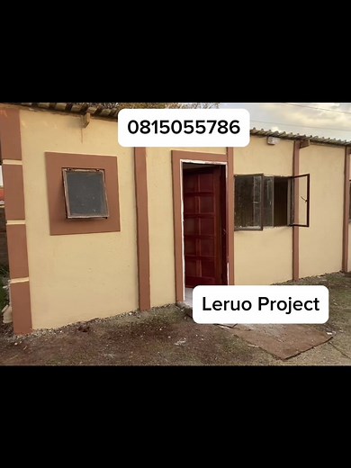 Open Plan 2 Room Precast House in South Africa