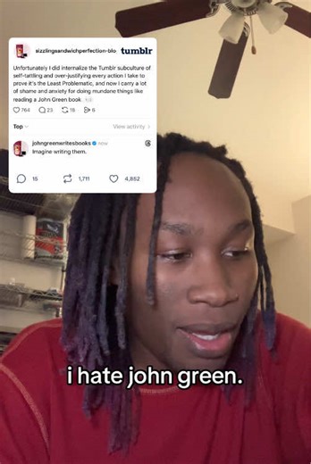 at this point i tend to make a post about john green or hank green a few times a year & each time i hope that it is the final time i speak their names on here