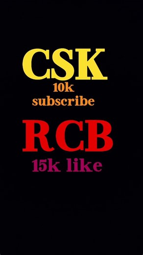 RCB vs CSK #cricket #cricketlover #rcb #csk #shorts #ytshorts #viral #trending