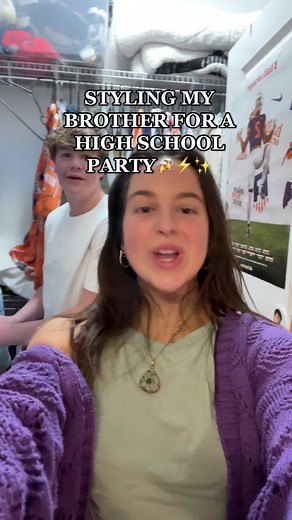 THE ENDING😭 WHOS WAS IT THEN #stylingmybrother #boysoutfit #partyoutfitideas #highschoolparty #highschooloutfits #highschool #brotherandsister