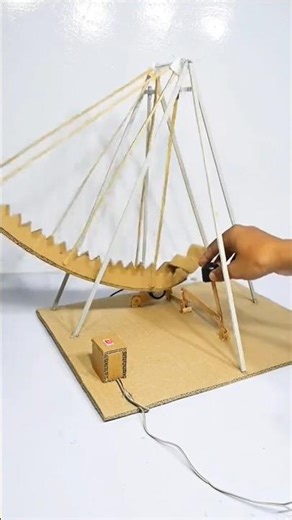 Cardboard Dragon Jhola with Motor Mechanism#CardboardCraft#DragonDIY#DCMotor#Project#SchoolProject