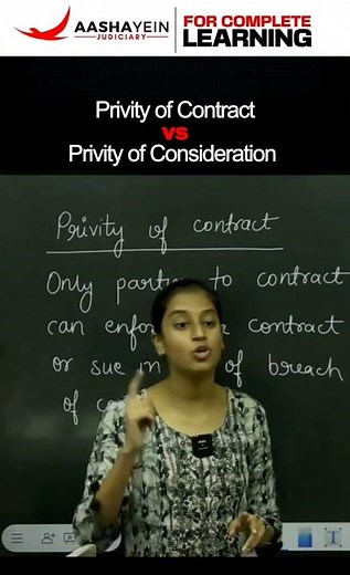 Privity of Contract vs Privity of Consideration