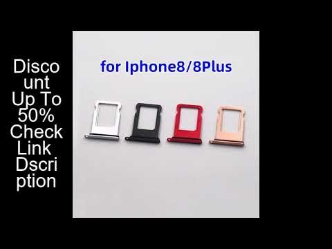 SIM Card tray For Iphone8 8Plus Card slot drawer Holder drawer chip card tray Sim Card Reader Socket