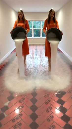 1,000 Red iPhones Into a Luxury Floor Transformation #iphone #epoxyfloor #epoxyresin #diy #ai