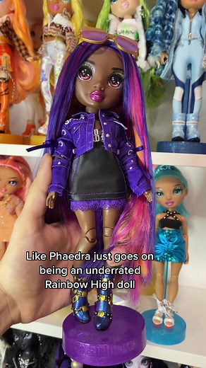 Phaedra is now a fav 🥲 #rainbowhigh #rainbowhighdolls #rainbowhighcollector #ReasonForBooking #dolltok #dollcollector #dollcollection #dolldisplay #dollcustom #rainbowhighrestyle #rainbowhighcustom #dolls