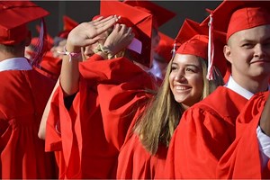 As they fought the wind to keep their hats and tassels in place, Crown Point High School's Class of 2018 walked across the stage with a smile on their face to accept their diplomas! Congrats to all of the graduates! Check out our photo gallery from the ceremony and all the photos are free to download and share as our congrats to these great kids and their families https://photos.ideasinmotionmedia.com/Education/Graduations/2018/Crown-Point-High-School-Graduation-2018 Crown Point High School @cro