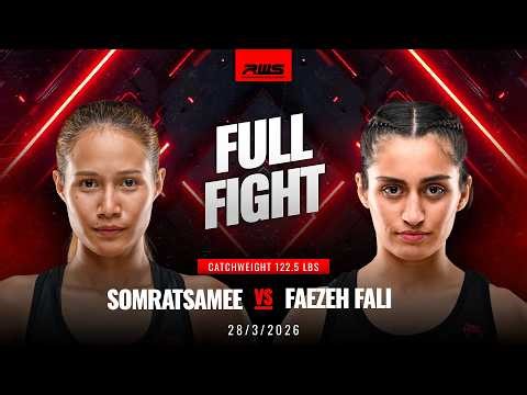 Full Fight l Somratsamee vs Faezeh Fali l โสมรัศมี vs ฟาเอเซห์ ฟาลี l RWS