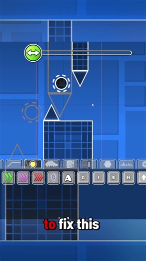 How to fix this spider bug in the editor #geometrydash