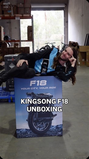 Our official F18 unboxing is here… but it’s a bit longer than we were expecting SO it’s now on YouTube! Get a closer look at the new wheel from KingSong and some extra insights from Ken  Link to our channel can be found in our bio . . #kingsong #eriderz #euc #electricunicycle #unboxing | E-Riderz | Facebook