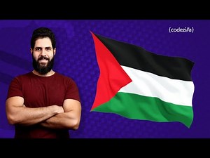 برمجة رسم علم فلس،طين باستخدام جافاسكريبت فقط - javascript tutorial