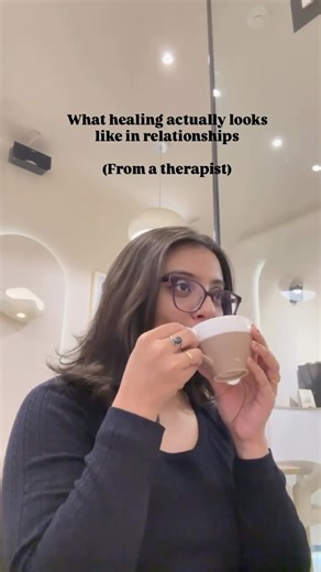 Sanya Oberoi / Psychologist on Instagram: "Healing in relationships isn’t about never fighting or always being calm. It’s about what you do when you’re triggered, hurt, or misunderstood. • You pause before reacting, even when your body wants to defend (nervous system regulation comes before communication) • You express hurt without attacking, blaming, or shutting down (emotional maturity + assertive communication) • You stop repeating the same fight in different forms (pattern awareness is real 