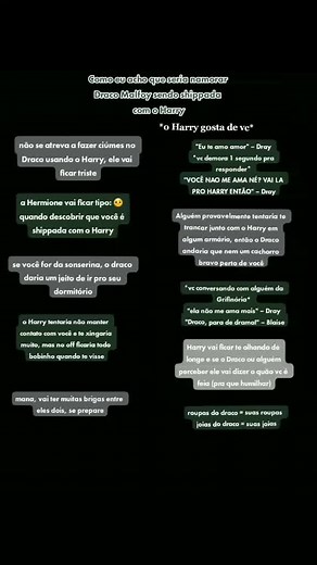 Draco Malfoy Reacting to Harry Potter's Crush on You