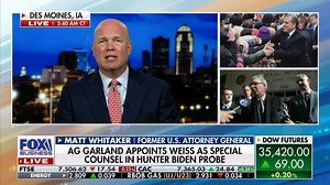 I'm not sure David Weiss can be 'trusted': Matthew Whitaker | Mornings with Maria