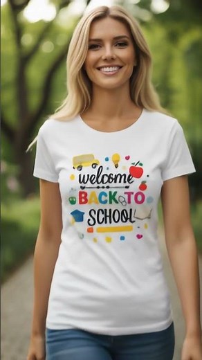 New School Year Ready! DIY "Welcome Back to School" T-Shirt Idea