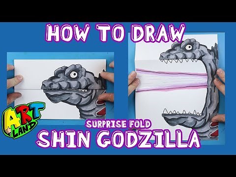 #godzilla #shingodzilla #art How to Draw a SHIN GODZILLA SURPRISE FOLD!!!