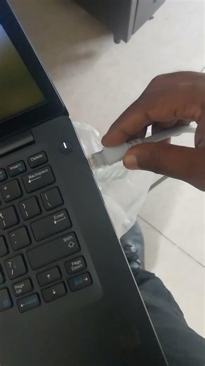 how to plug in cat 6 cable into a laptop #laptopsetup