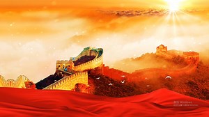 红色主题演讲朗诵背景视频（4分24秒）