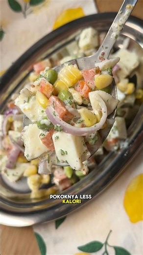 SALAD PUTIH TELUR 🥚 #resepmudah #healthyeating #resepmudah