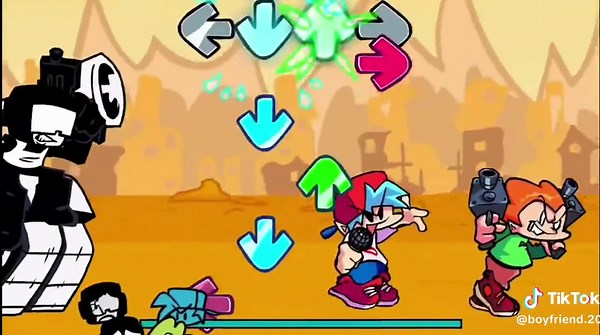 Tankman and Steve Face Off Against Pico and Boyfriend in Stressful FNF Battle