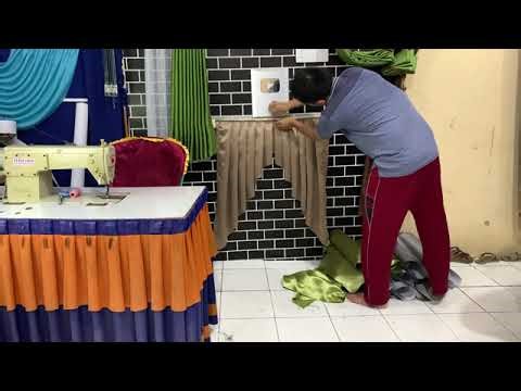 How to make swag curtain #tutorialgordenchannel
